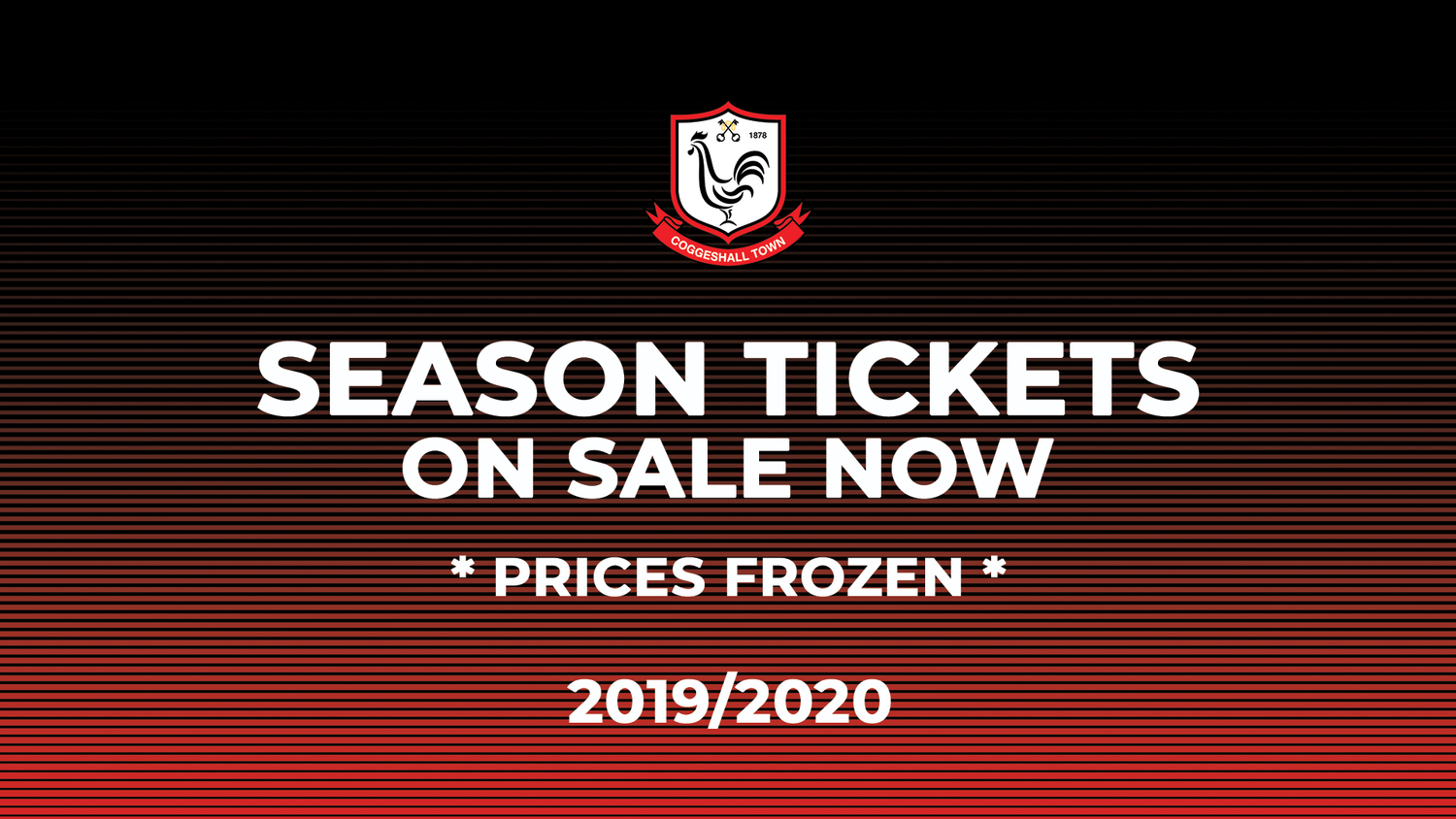 2019/20 Season Ticket Update
