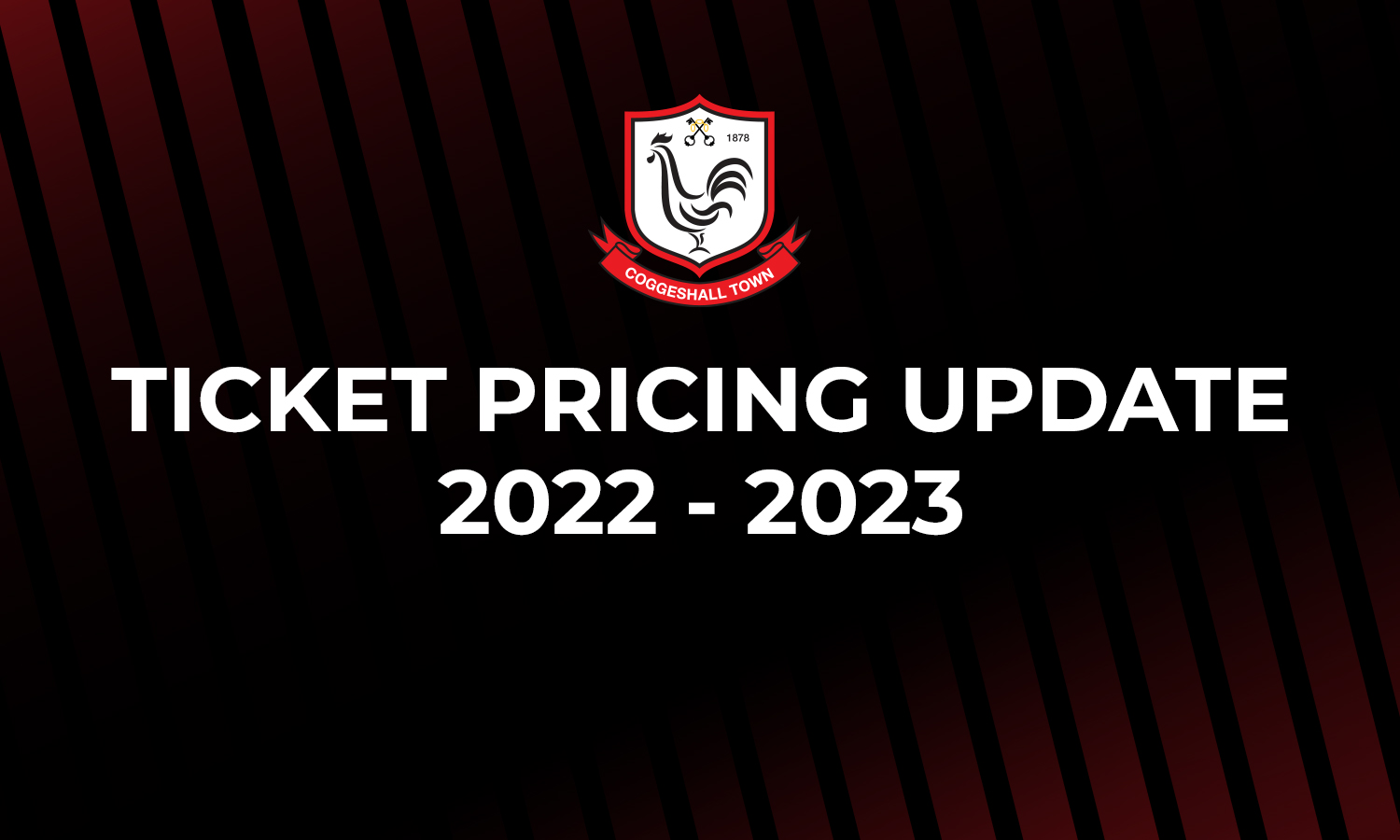 Ticket Pricing Update 2022/2023